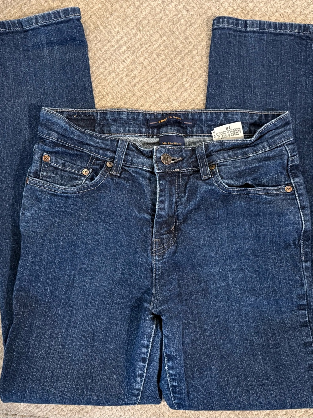 Levi's Women's Dark Blue Straight Leg Jeans
